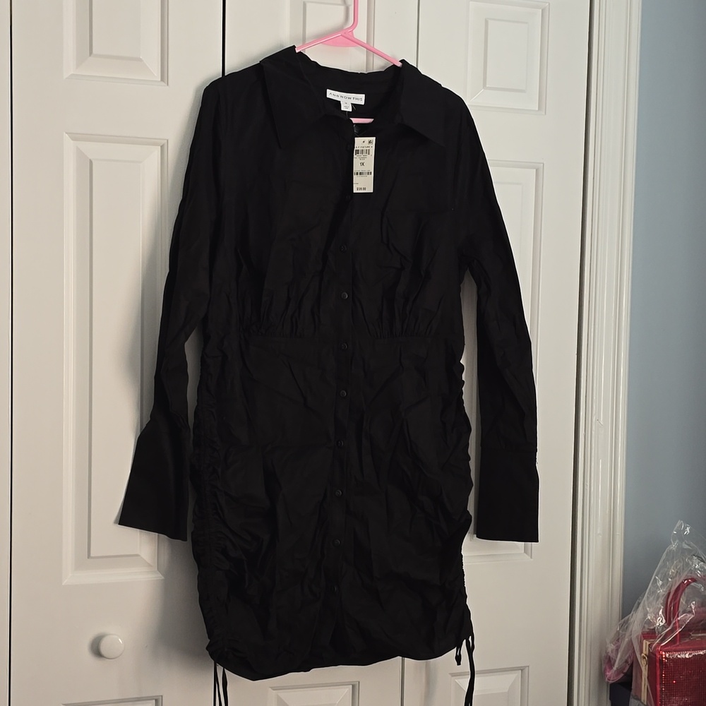 Black Women's Shirt Dress